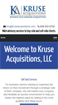 Mobile Screenshot of kruseacquisitions.com